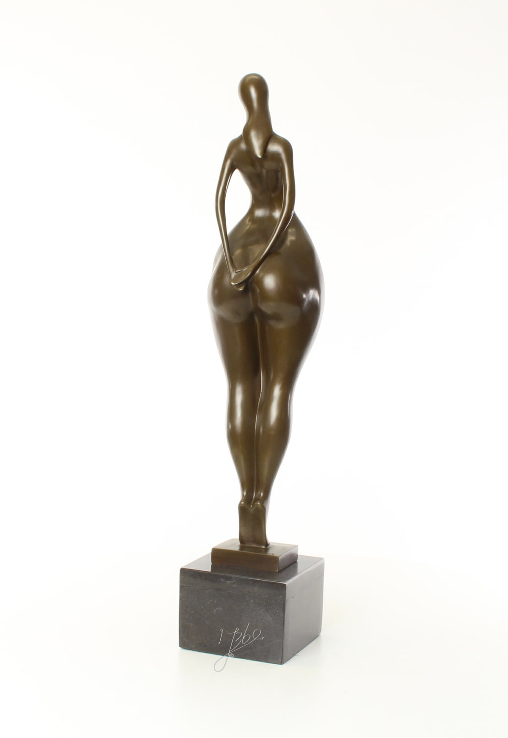 Vrouwelijk naakt – Bronzen sculptuur – 71,2 cm
