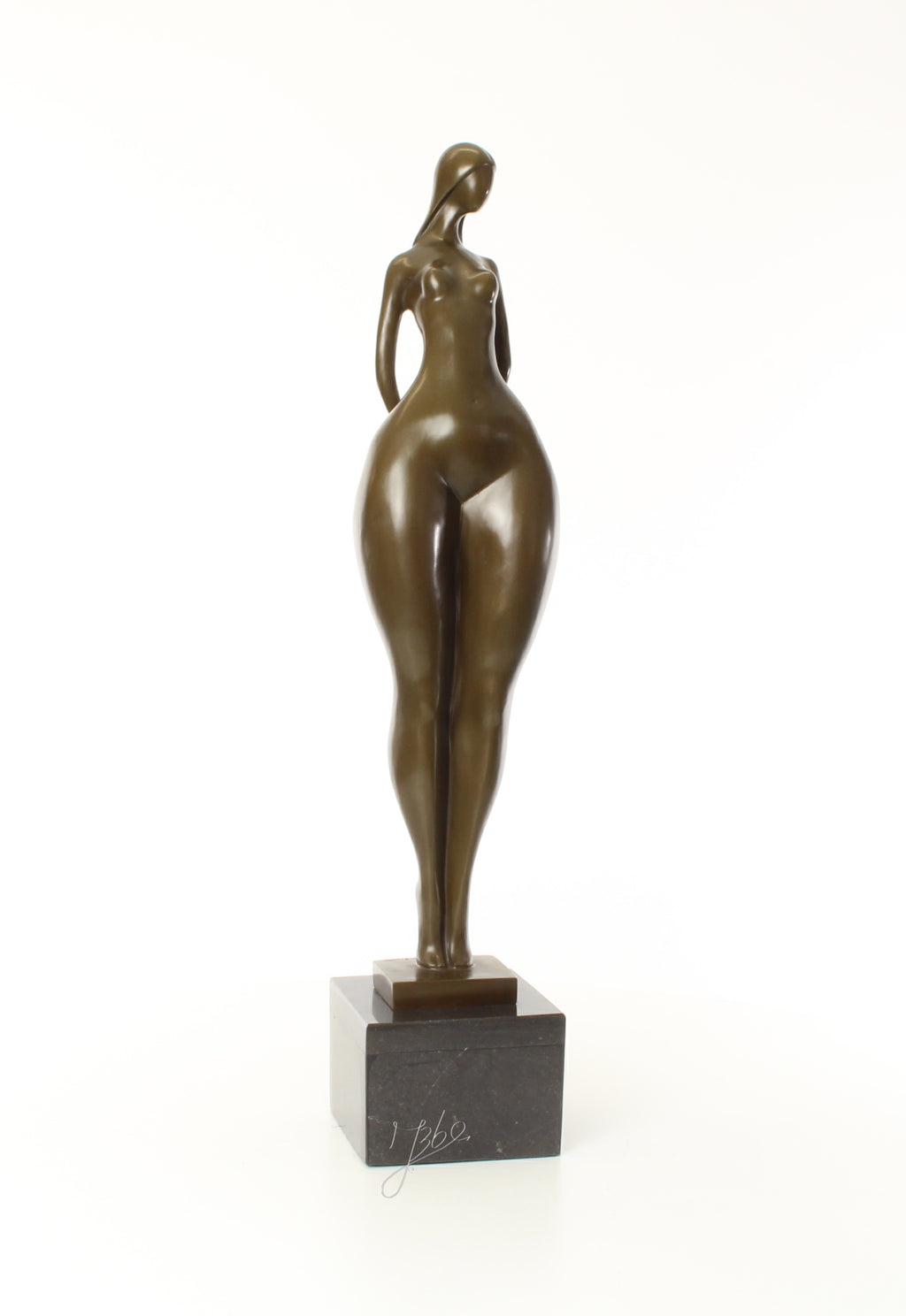 Vrouwelijk naakt – Bronzen sculptuur – 71,2 cm