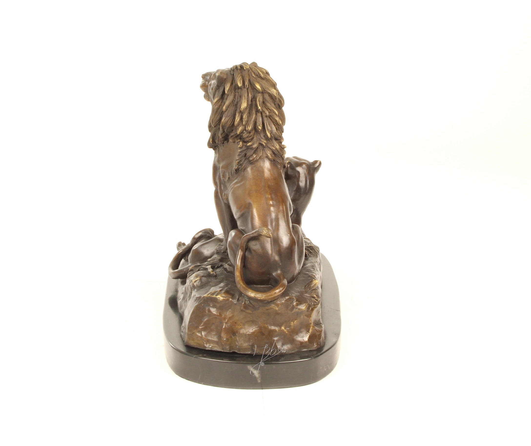 Leeuw & Leeuwin – Bronzen sculptuur
