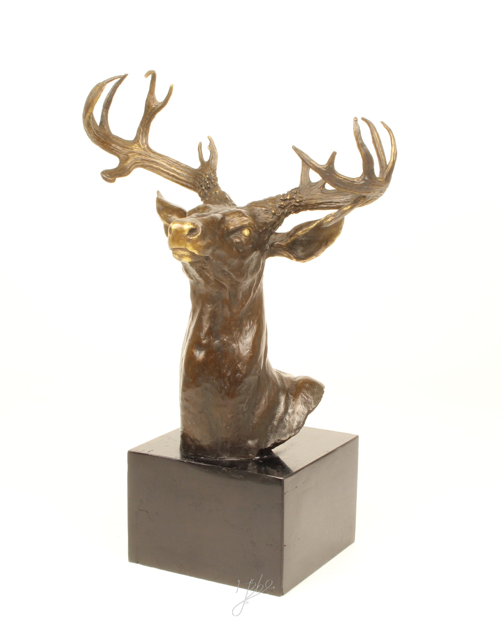 Hertenkop – Bronzen Beeld