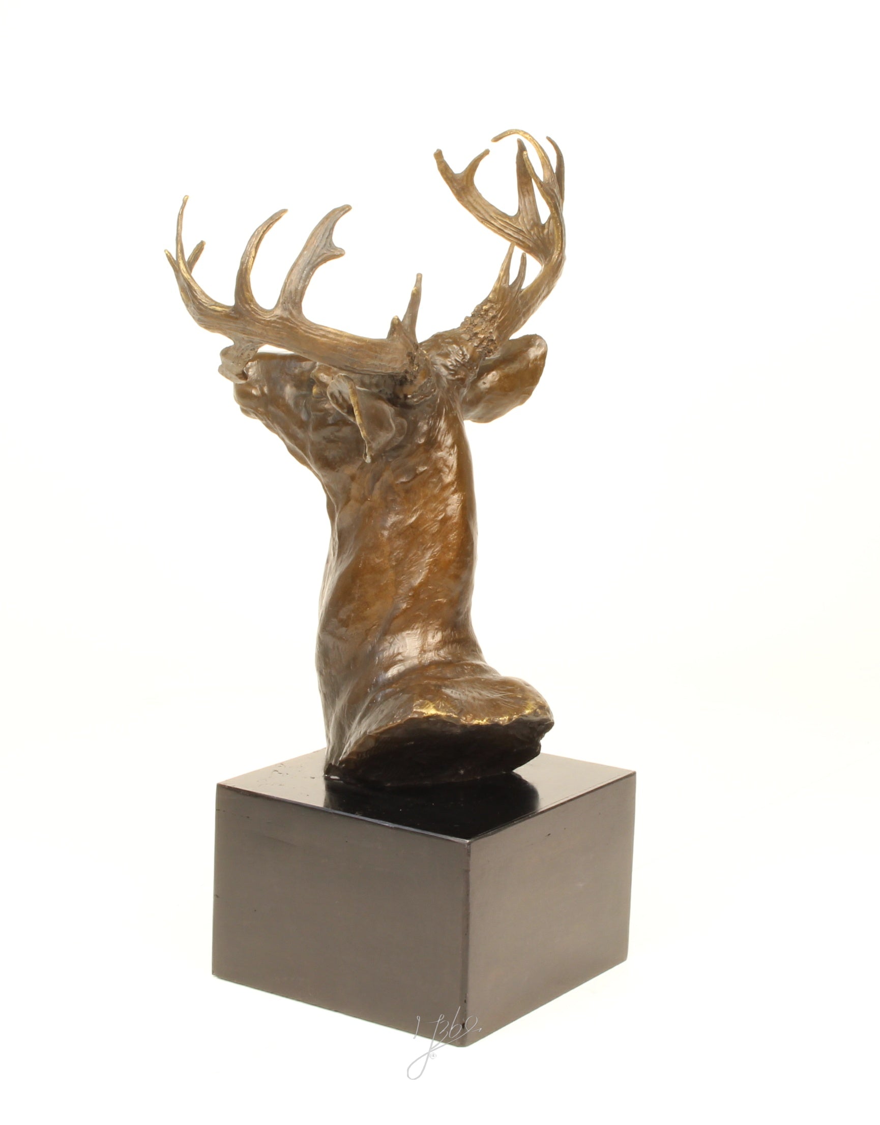 Hertenkop – Bronzen Beeld