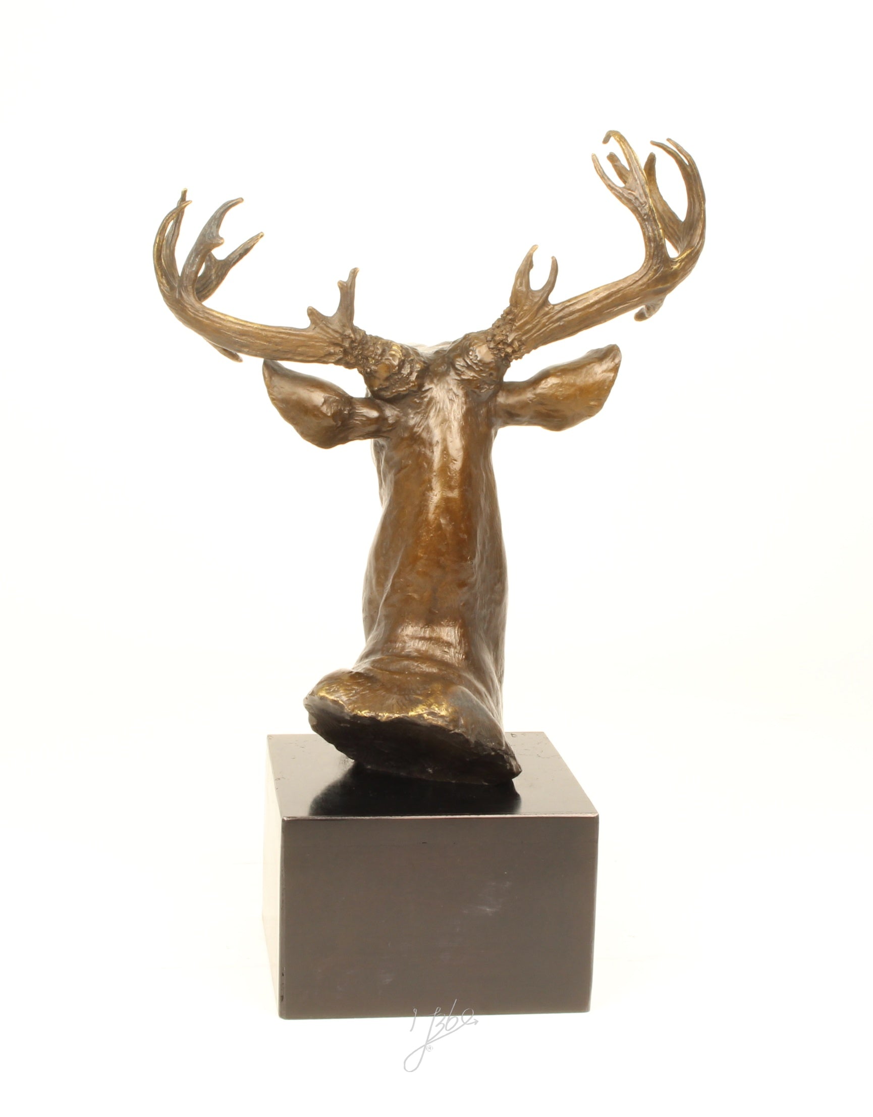 Hertenkop – Bronzen Beeld