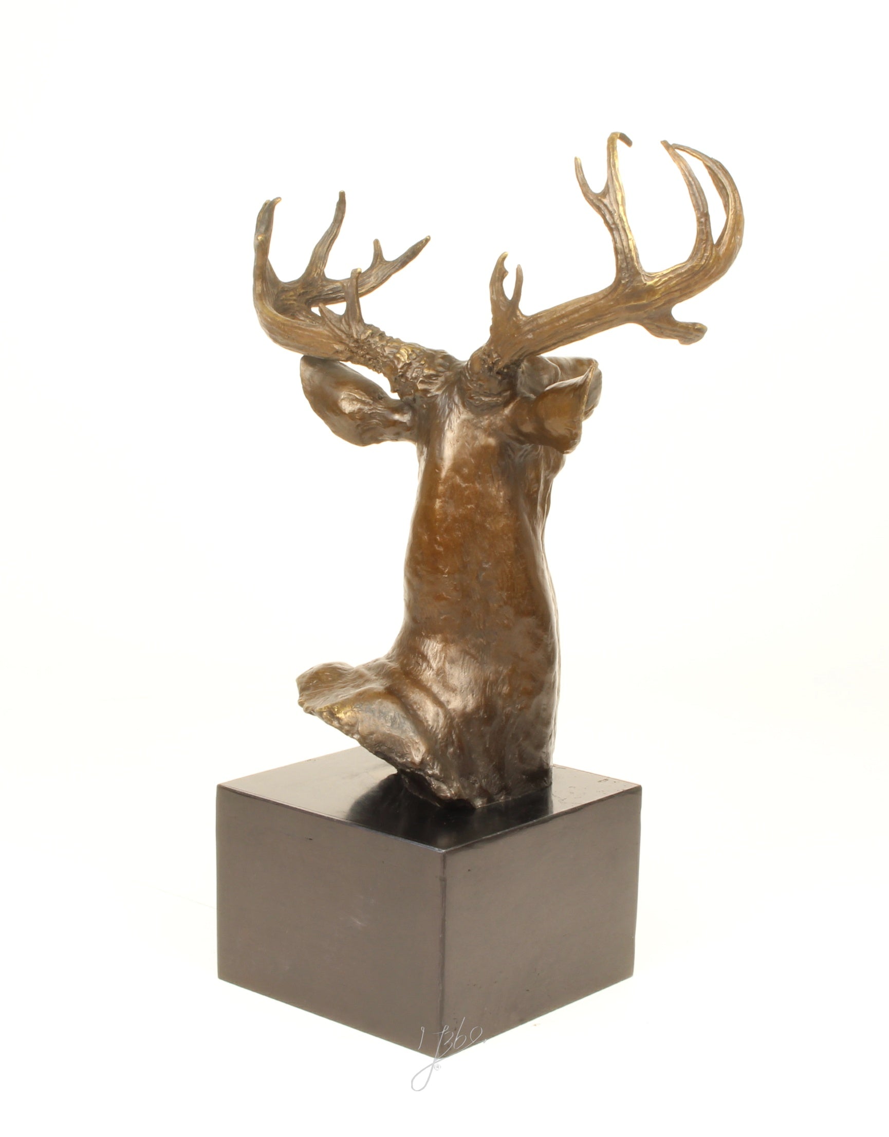 Hertenkop – Bronzen Beeld