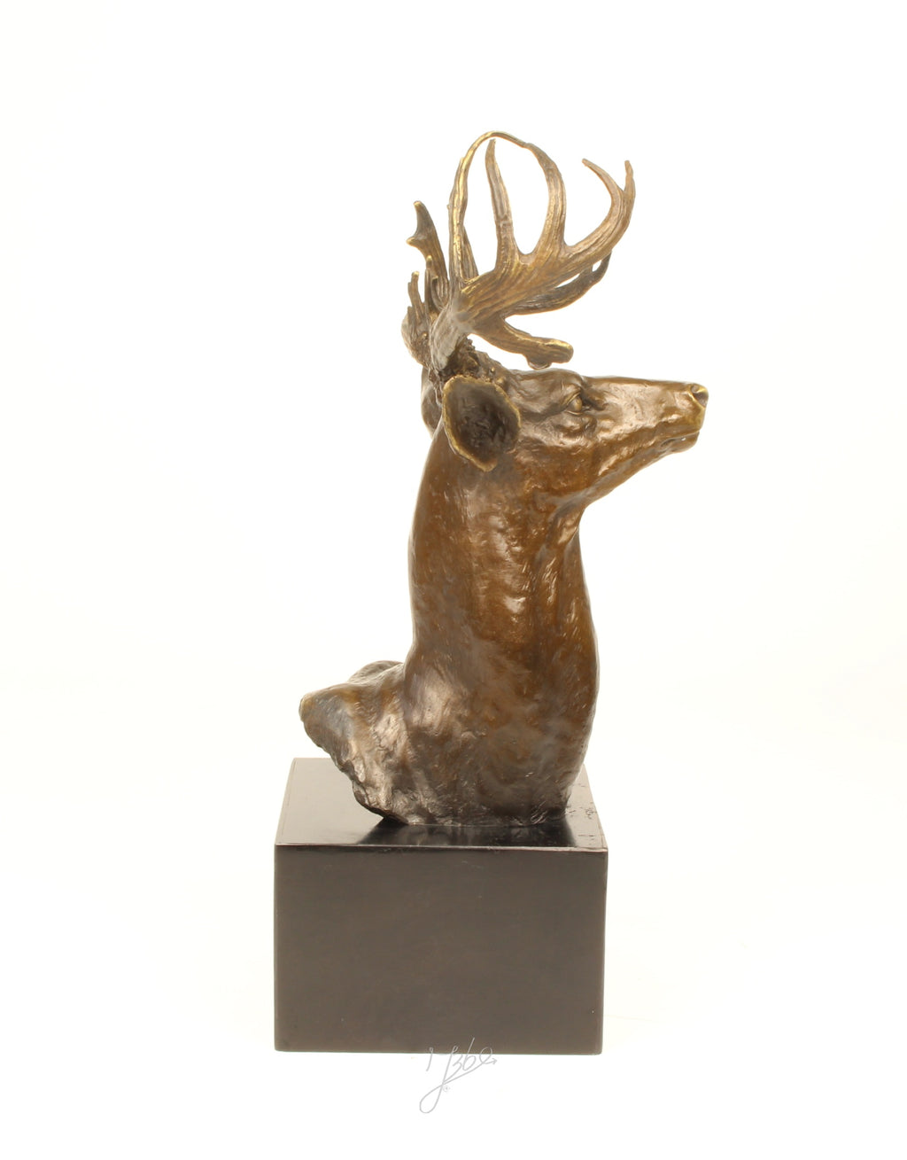 Hertenkop – Bronzen Beeld