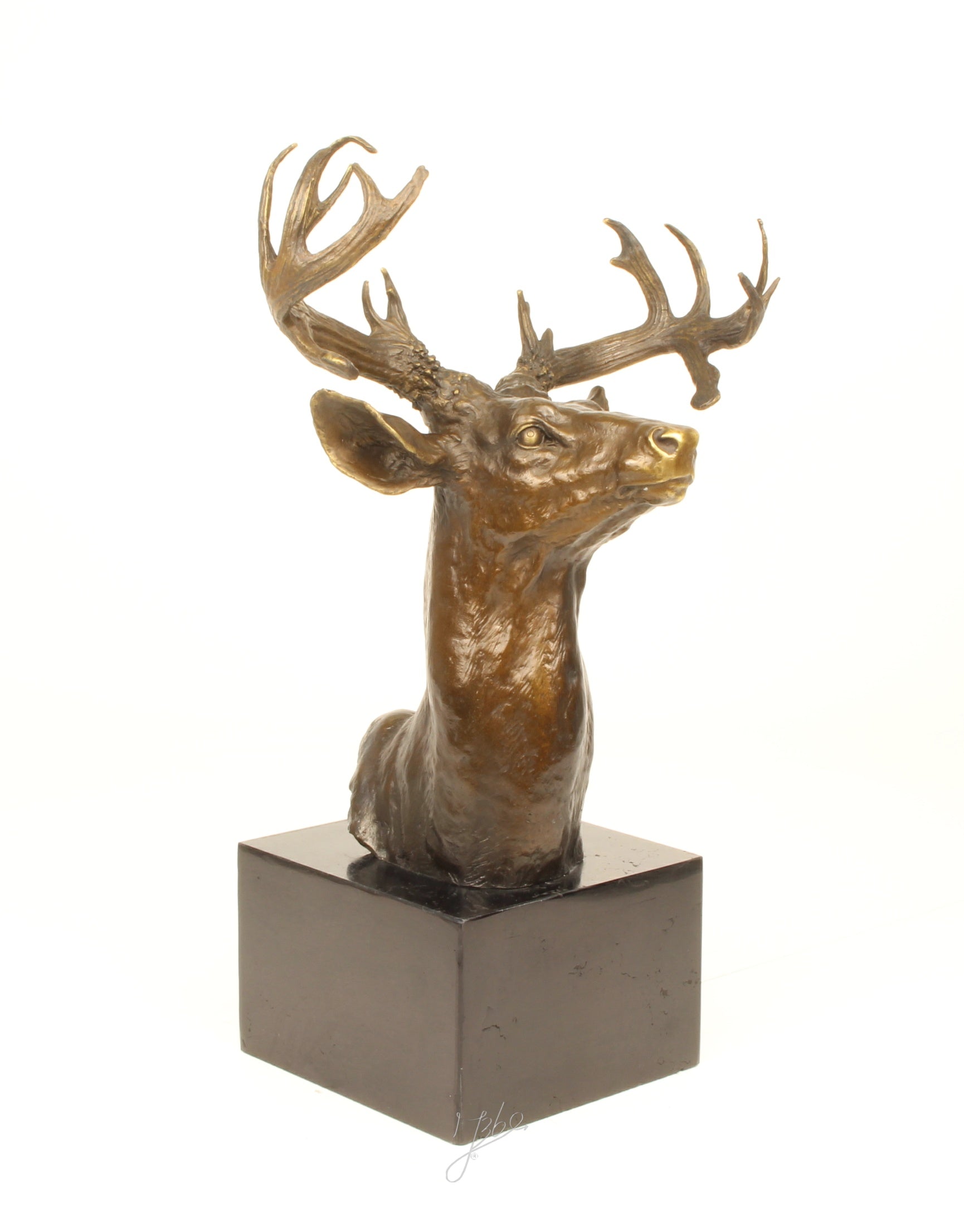 Hertenkop – Bronzen Beeld