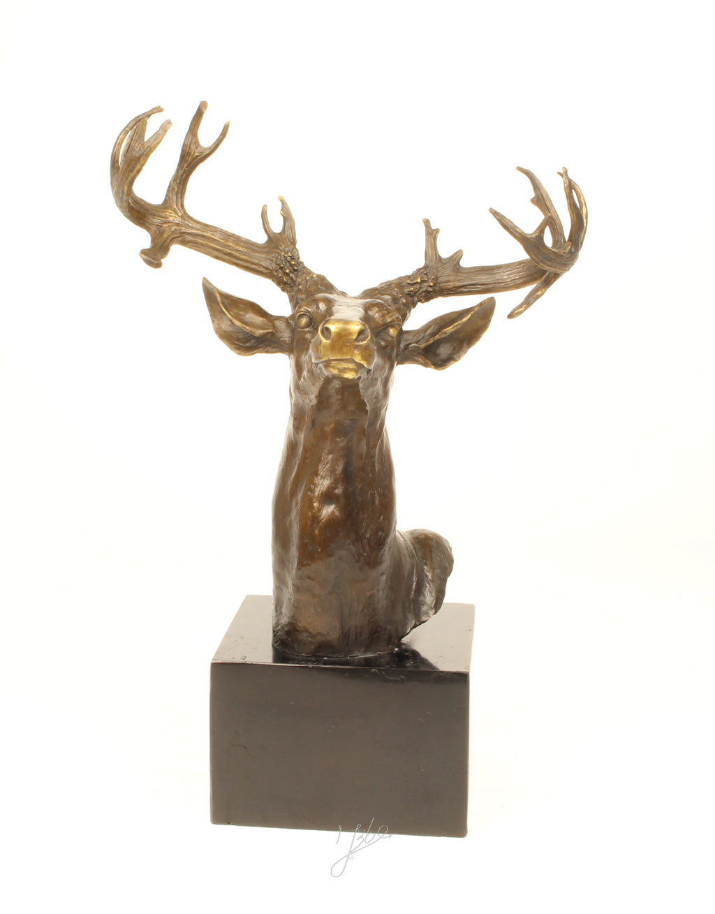 Hertenkop – Bronzen Beeld