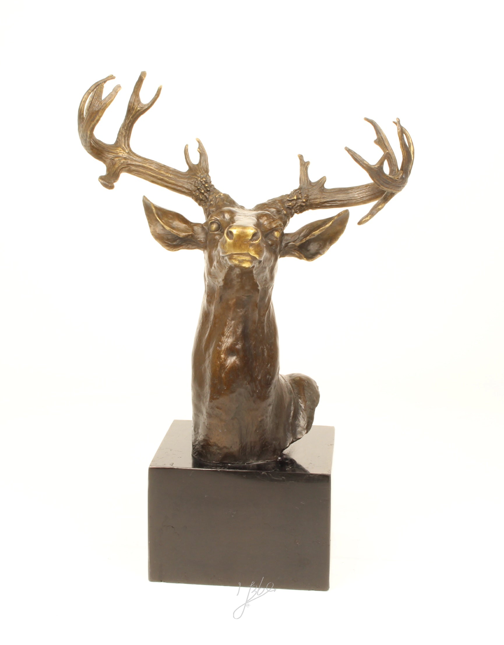 Hertenkop – Bronzen Beeld