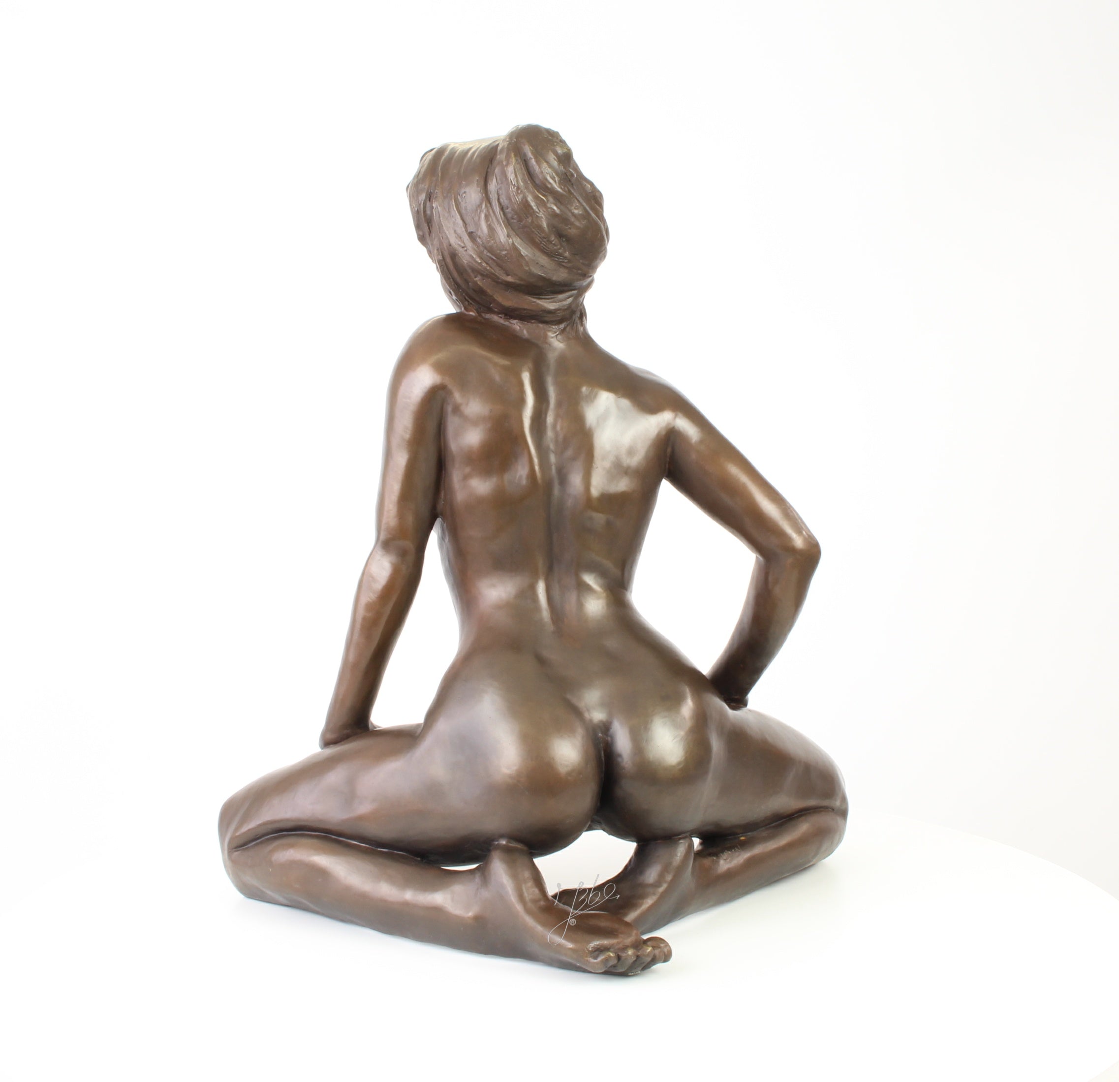 Bronzen erotisch vrouwenbeeld – groot naakt sculptuur