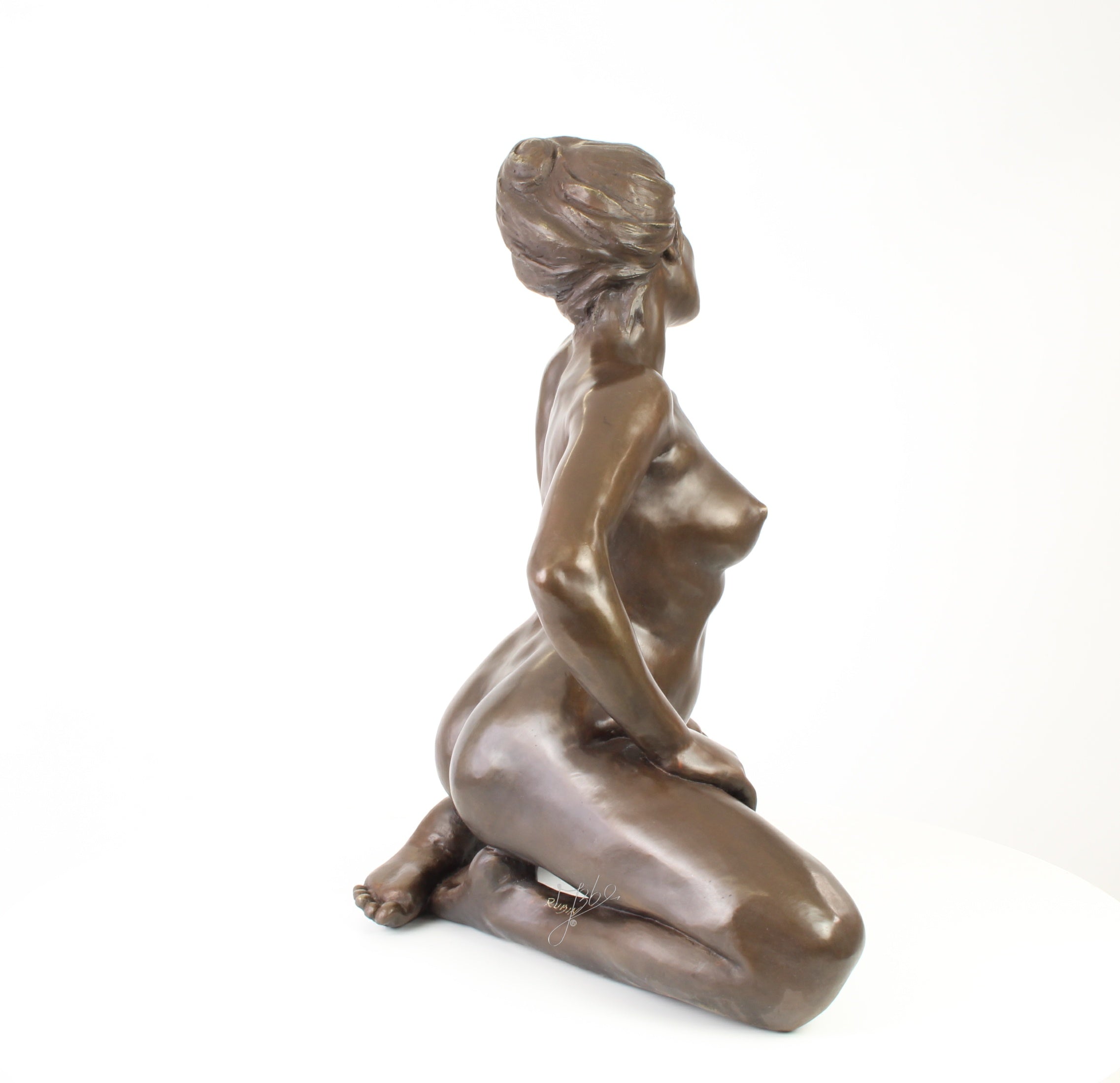 Bronzen erotisch vrouwenbeeld – groot naakt sculptuur