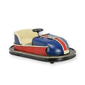 Botsauto van blik in rood, blauw en wit - VntiQue