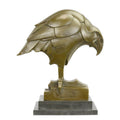 Bronzen Art Deco adelaar sculptuur op marmeren sokkel – 40 cm – VntiQue