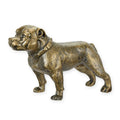 Gietijzeren beeld van Staffordshire terriër, antiek look – 33 cm
